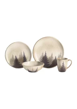 Buy 🛒 Paseo Road by HiEnd Accents Clearwater Pines Dinnerware Set 🔔 -Cheap HiEnd Accents Store Belk 451