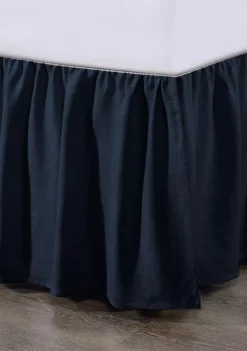Best Pirce 🌟 HiEnd Accents Lily Washed Linen Gathered Bed 👗 Skirt 🎉 -Cheap HiEnd Accents Store Belk 468