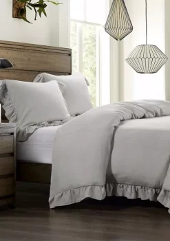 Best Pirce ❤️ HiEnd Accents Lily Washed Linen Bedding Set ❤️ 13 Best Pirce ❤️ HiEnd Accents Lily Washed Linen Bedding Set ❤️ -Cheap HiEnd Accents Store Belk 511