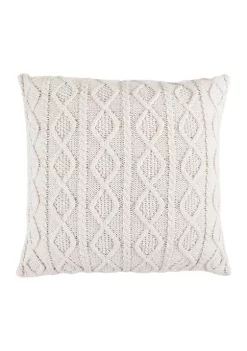 Wholesale ❤️ HiEnd Accents Cable Knit Soft Diamond Euro Sham ⭐ -Cheap HiEnd Accents Store Belk 518
