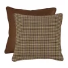 Hot Sale ⭐ HiEnd Accents Crestwood Houndstooth & Suede Reversible Euro Sham 🔔 -Cheap HiEnd Accents Store Belk 524