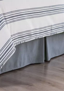 Hot Sale 👏 HiEnd Accents Chambray Bed 👗 Skirt 👏