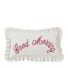 Best Pirce 😉 HiEnd Accents Good Morning Embroidery Pillow 🔔 -Cheap HiEnd Accents Store Belk 666
