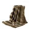 Budget 💯 HiEnd Accents Faux Wolf Fur Oversized Throw Blanket ✔️