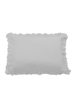 Hot Sale ✔️ HiEnd Accents Lily Washed Linen Ruffled Pillow Sham 🎉 -Cheap HiEnd Accents Store Belk 723
