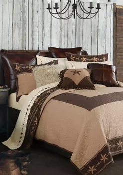 Wholesale 🎁 HiEnd Accents Star Ranch Quilt Set ✔️