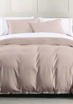 Promo 🧨 HiEnd Accents Hera Washed Linen Flange Duvet Cover Set 👍 -Cheap HiEnd Accents Store Belk 734
