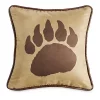 Outlet 🧨 HiEnd Accents Faux Suede Bear Claw Decorative Pillow 👏