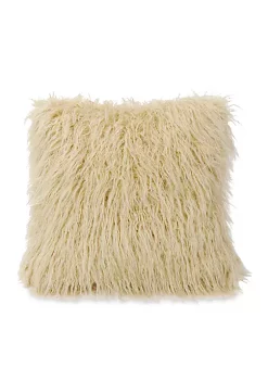Cheap 🥰 HiEnd Accents Ruidoso Faux Fur Decorative Pillow 18-in. x 18-in. ❤️
