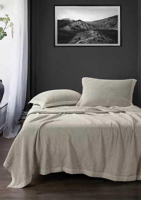Wholesale π― HiEnd Accents Waffle Weave Cotton Coverlet Set π 3 Wholesale π― HiEnd Accents Waffle Weave Cotton Coverlet Set π