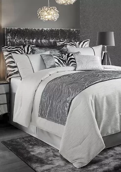 Outlet 😀 HiEnd Accents 4 Piece Celeste Comforter Set 🎉