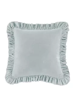 Wholesale ⭐ HiEnd Accents Stella Faux Silk Velvet Ruffled Euro Sham 👍 -Cheap HiEnd Accents Store Belk 80