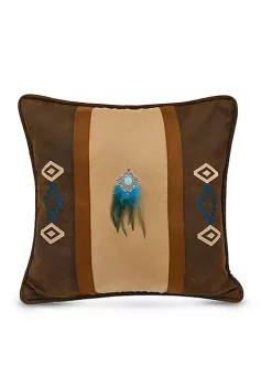 Wholesale π€© HiEnd Accents Southwest Embroidery Faux Suede Decorative Pillow π€©