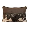 Buy 🛒 HiEnd Accents Caldwell Cowhide Lumbar Pillow with Fringe 🎉 -Cheap HiEnd Accents Store Belk 824
