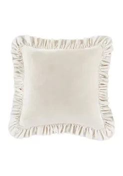 Wholesale ⭐ HiEnd Accents Stella Faux Silk Velvet Ruffled Euro Sham 👍 -Cheap HiEnd Accents Store Belk 85