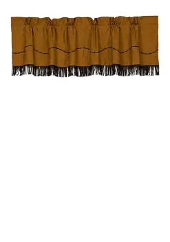 Promo π HiEnd Accents Barbwire Fringed Valance 18-in. x 84-in. βοΈ