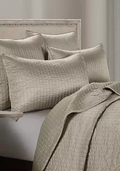 Flash Sale 🔔 HiEnd Accents Channel Satin Quilt Set 😉